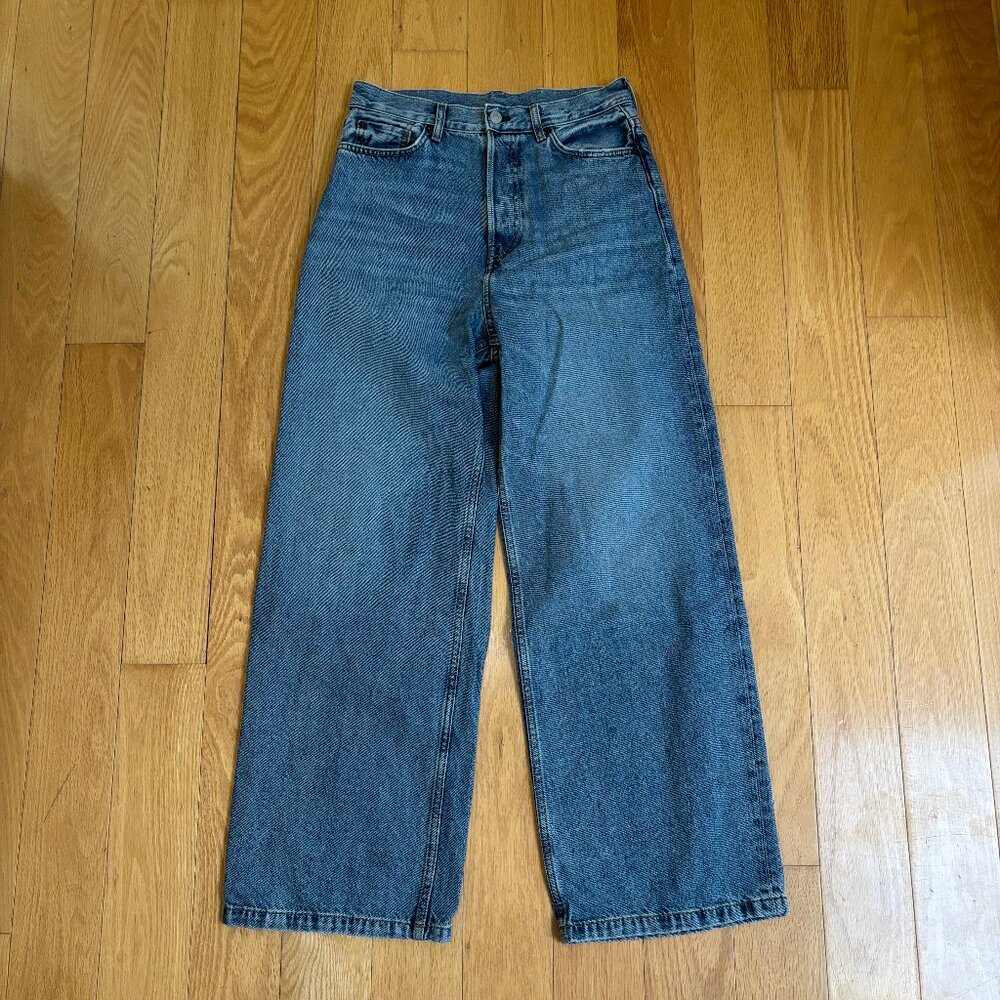 COS Volume Wide Jeans Light Blue Size 24